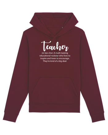 Teacher Noun Burgundy