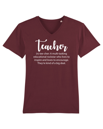 Teacher Noun Burgundy