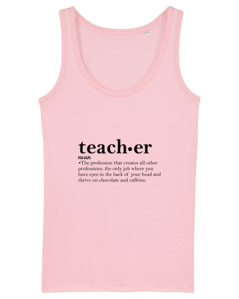 Teacher Noun Funny Cotton Pink