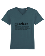 Teacher Noun Funny Tricou mânecă scurtă guler V Bărbat Presenter