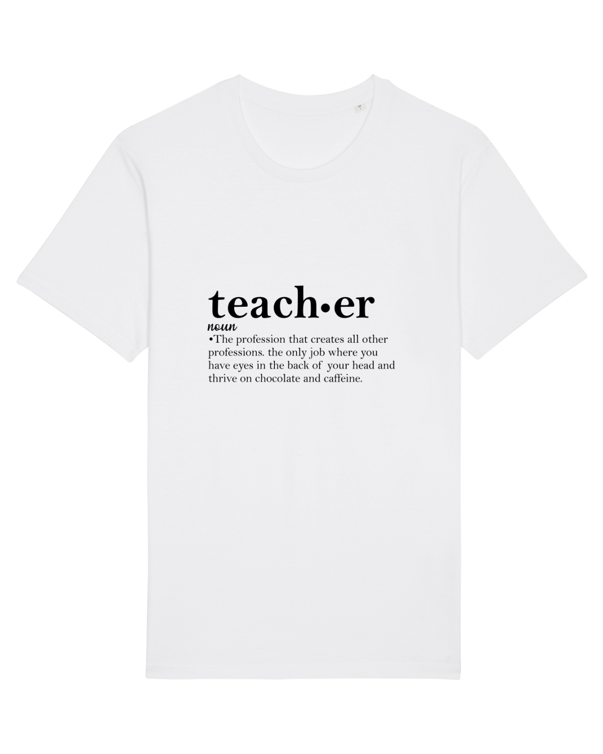 Tricou mânecă scurtă Unisex Rocker White