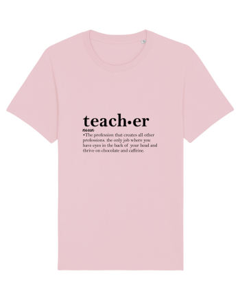 Teacher Noun Funny Cotton Pink
