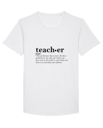 Teacher Noun Funny Tricou mânecă scurtă guler larg Bărbat Skater