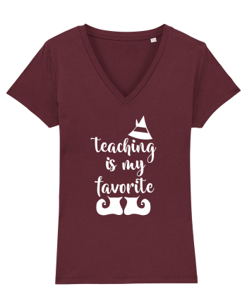 Teaching is my Favorite Burgundy