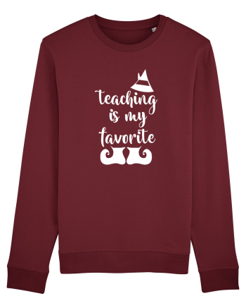 Teaching is my Favorite Burgundy