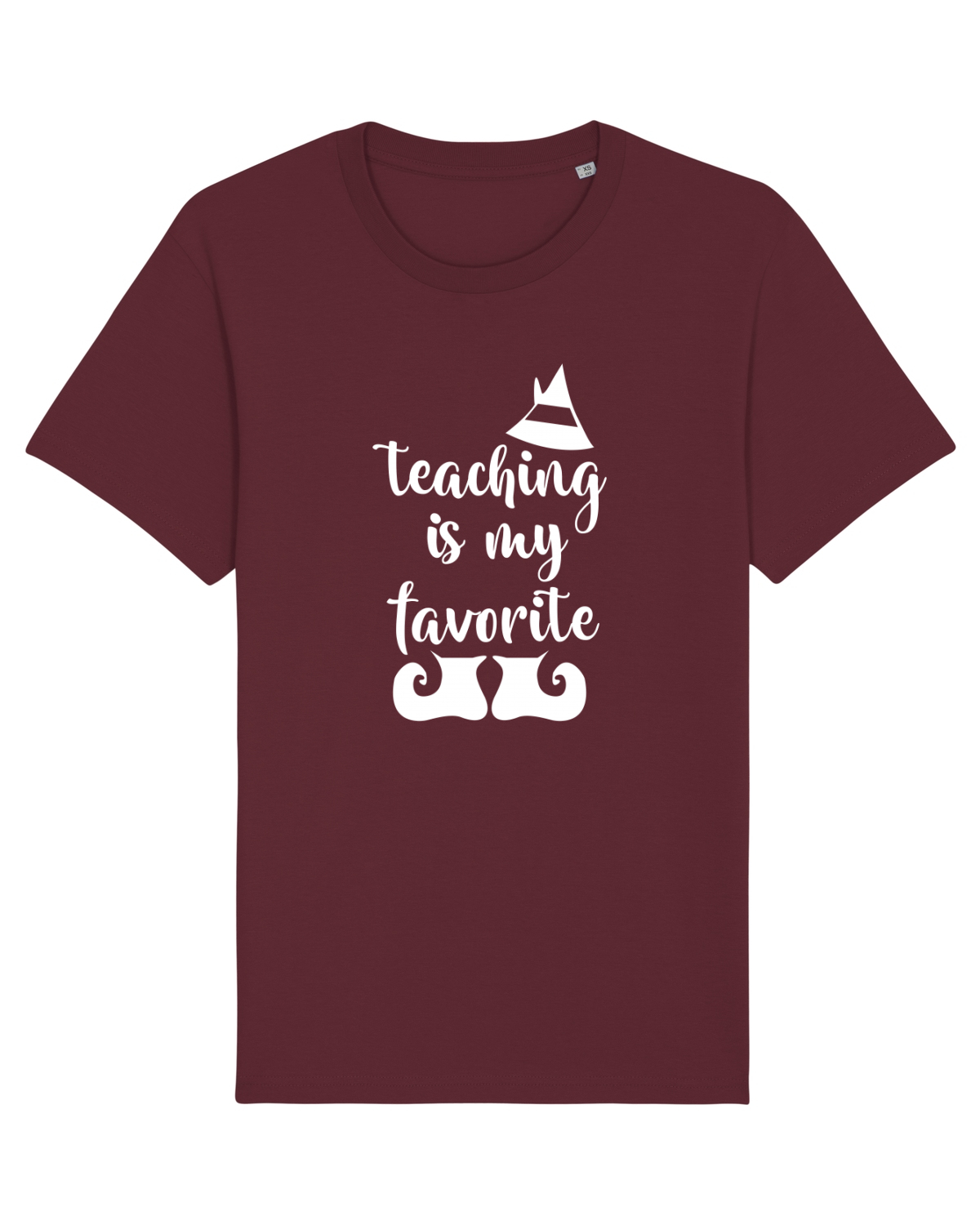 Tricou mânecă scurtă Unisex Rocker Burgundy