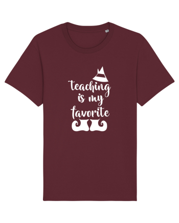 Teaching is my Favorite Burgundy