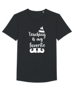 Teaching is my Favorite Tricou mânecă scurtă guler larg Bărbat Skater