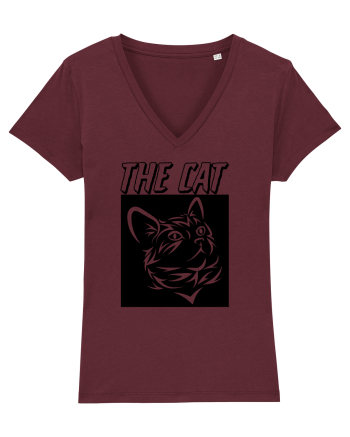 The Cat Burgundy