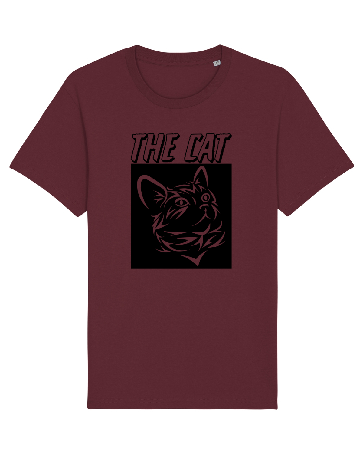 Tricou mânecă scurtă Unisex Rocker Burgundy