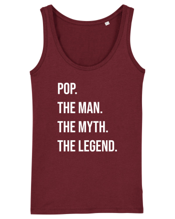 The Man The Legend Burgundy