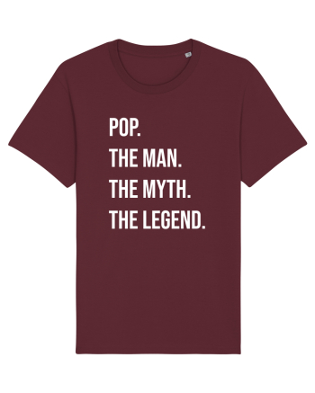 The Man The Legend Burgundy