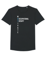 Therapist Funny Tricou mânecă scurtă guler larg Bărbat Skater