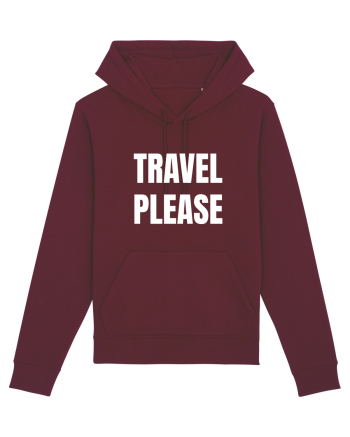 Travel Please Burgundy