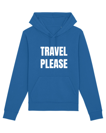 Travel Please Royal Blue