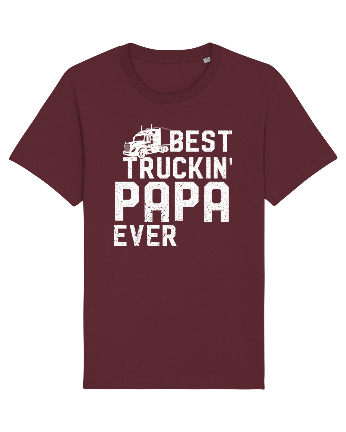 Tricou mânecă scurtă Unisex Rocker Burgundy