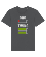 Twins Dad Tricou mânecă scurtă Unisex Rocker