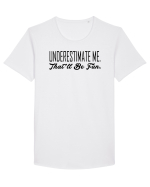 Underestimate Me Tricou mânecă scurtă guler larg Bărbat Skater