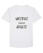 Vaccines Causes Adults Tricou mânecă scurtă guler larg Bărbat Skater