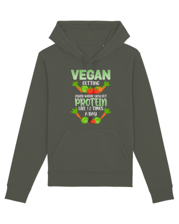 Vegan Protein Funny Khaki