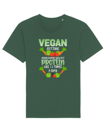 Vegan Protein Funny Bottle Green