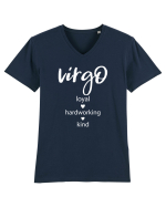 Virgo Fecioara Tricou mânecă scurtă guler V Bărbat Presenter