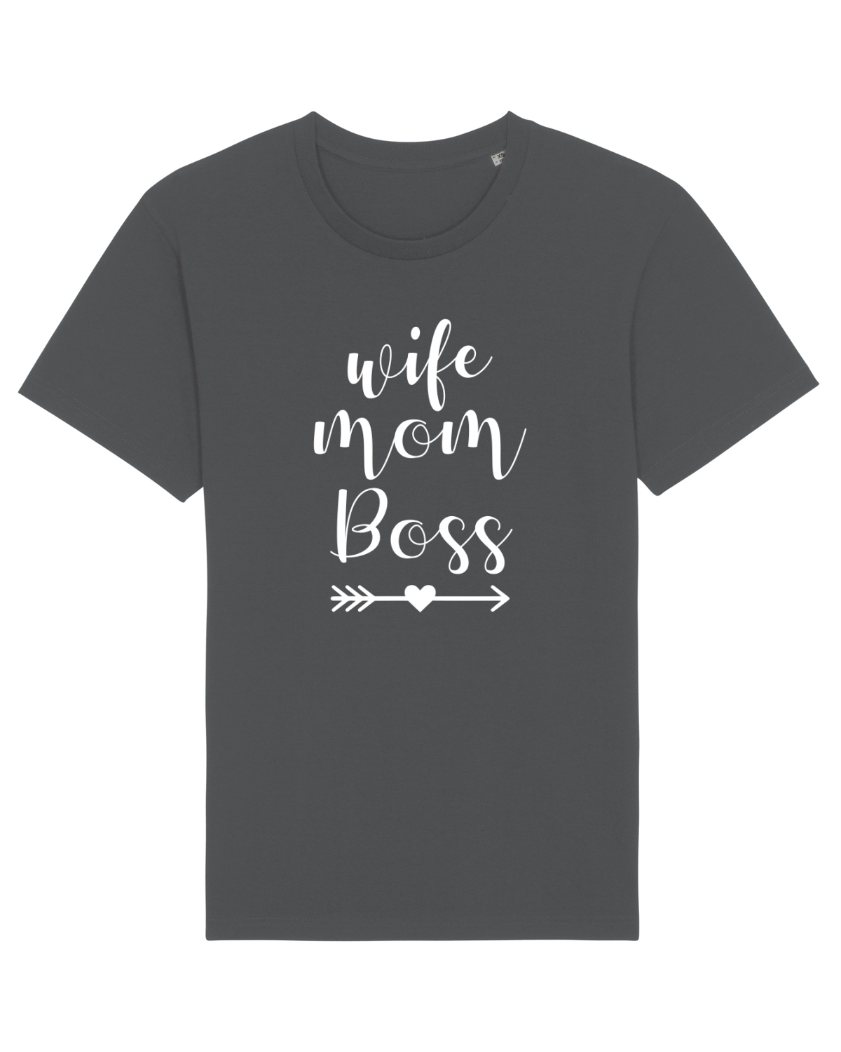 Tricou mânecă scurtă Unisex Rocker Anthracite