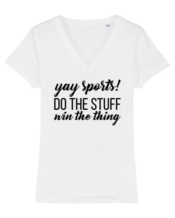 Yay Sports Funny White