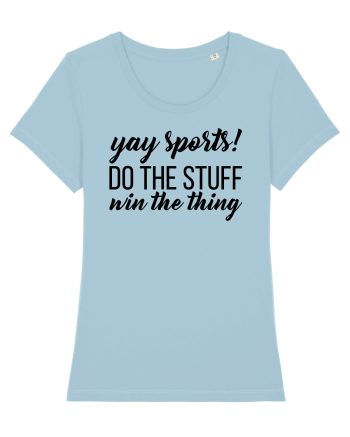 Yay Sports Funny Sky Blue