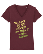 You cant please everyone Avocado Tricou mânecă scurtă guler V Damă Evoker