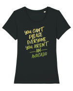 You cant please everyone Avocado Tricou mânecă scurtă guler larg fitted Damă Expresser