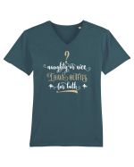 Obraznic sau cuminte Tricou mânecă scurtă guler V Bărbat Presenter
