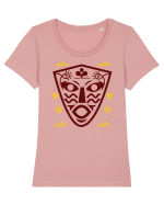 the mask Tricou mânecă scurtă guler larg fitted Damă Expresser