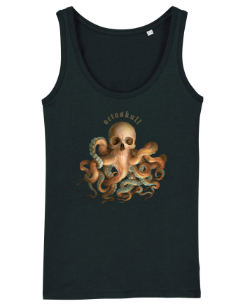 OctoSkull - octopus + skull - caracatita craniu Black