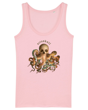 OctoSkull - octopus + skull - caracatita craniu Cotton Pink