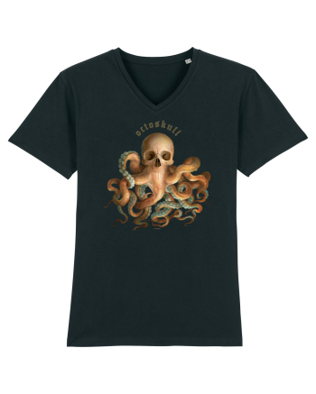OctoSkull - octopus + skull - caracatita craniu Black