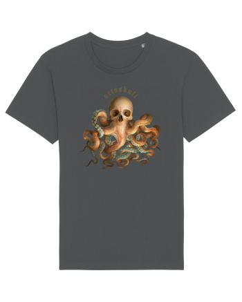 OctoSkull - octopus + skull - caracatita craniu Anthracite