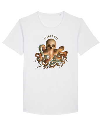 OctoSkull - octopus + skull - caracatita craniu White