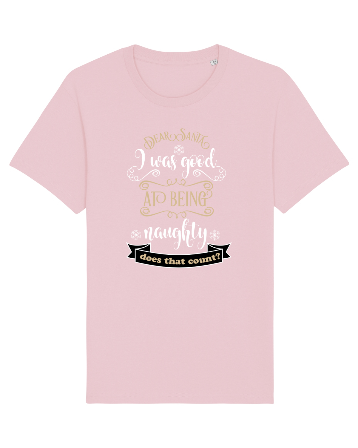 Tricou mânecă scurtă Unisex Rocker Cotton Pink