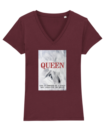 Tricou SOUL QUEEN Burgundy