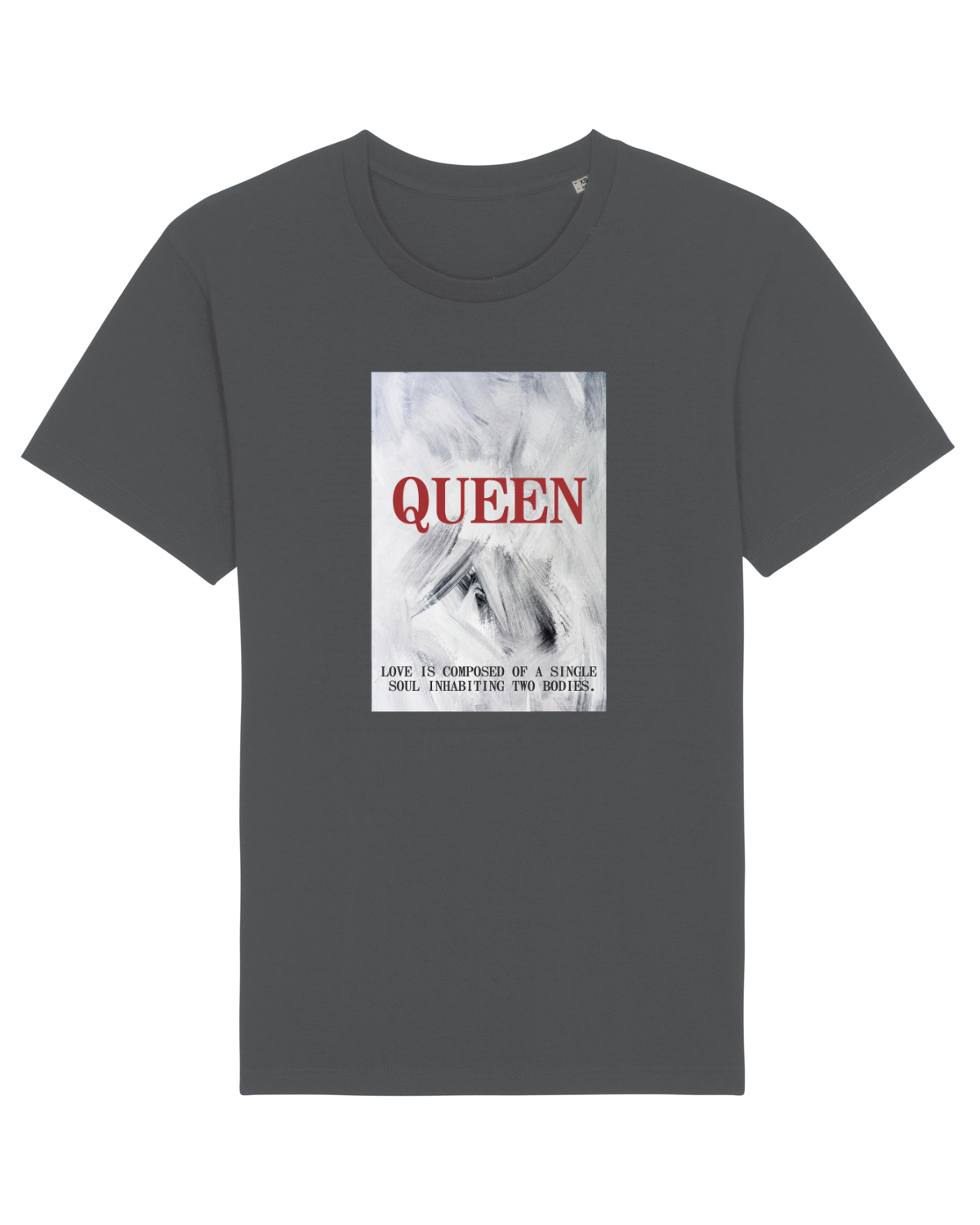Tricou mânecă scurtă Unisex Rocker Anthracite
