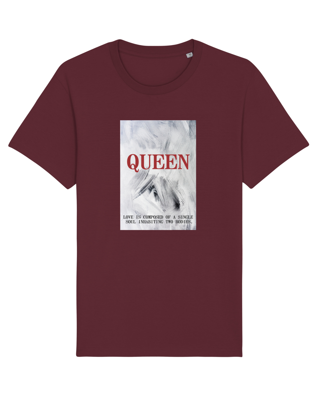 Tricou mânecă scurtă Unisex Rocker Burgundy