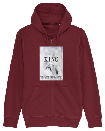 Tricou SOUL KING Burgundy
