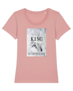 Tricou SOUL KING Tricou mânecă scurtă guler larg fitted Damă Expresser
