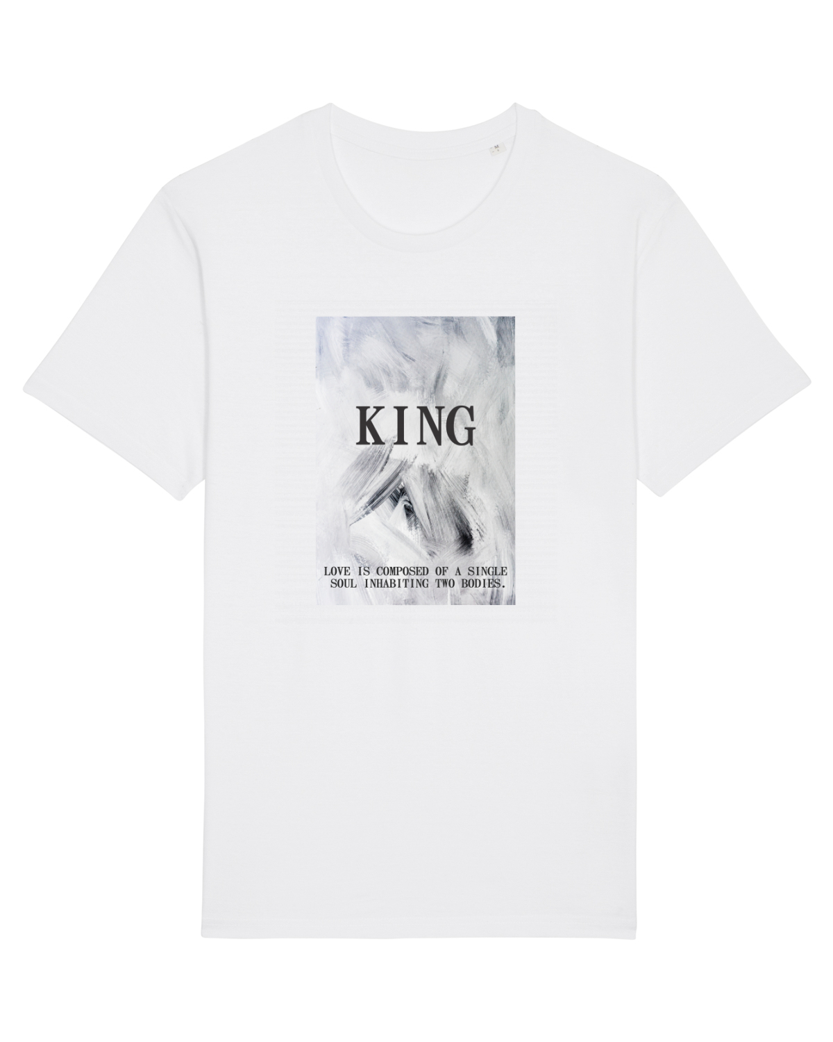 Tricou mânecă scurtă Unisex Rocker White