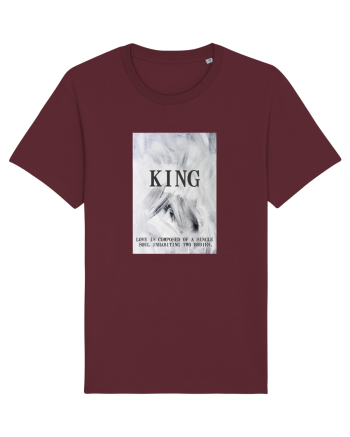 Tricou SOUL KING Burgundy
