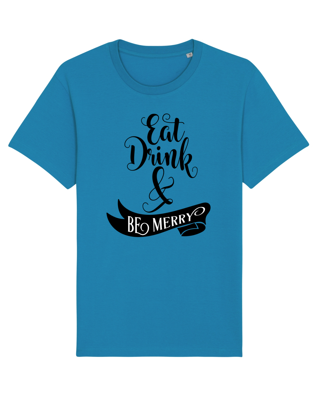 Tricou mânecă scurtă Unisex Rocker Azur