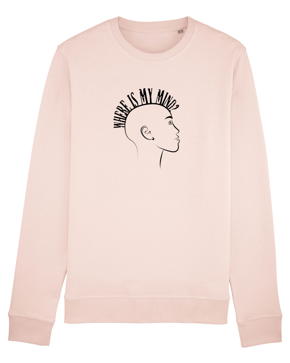 Bluză mânecă lungă Unisex Rise Candy Pink