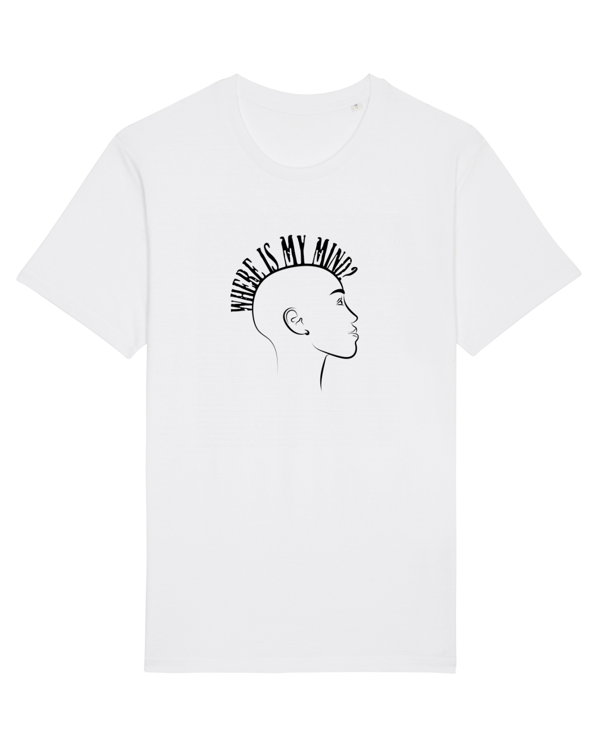 Tricou mânecă scurtă Unisex Rocker White