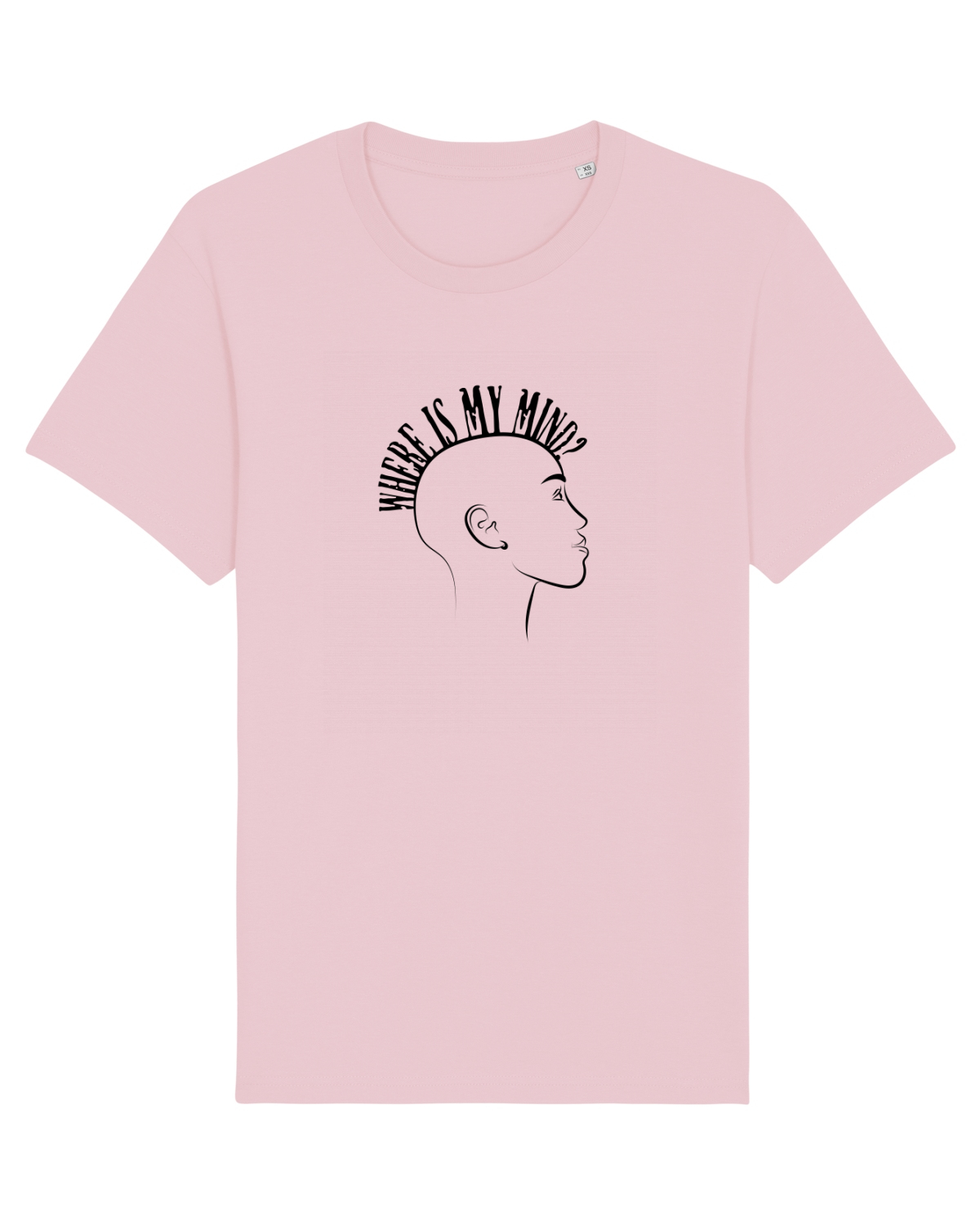Tricou mânecă scurtă Unisex Rocker Cotton Pink